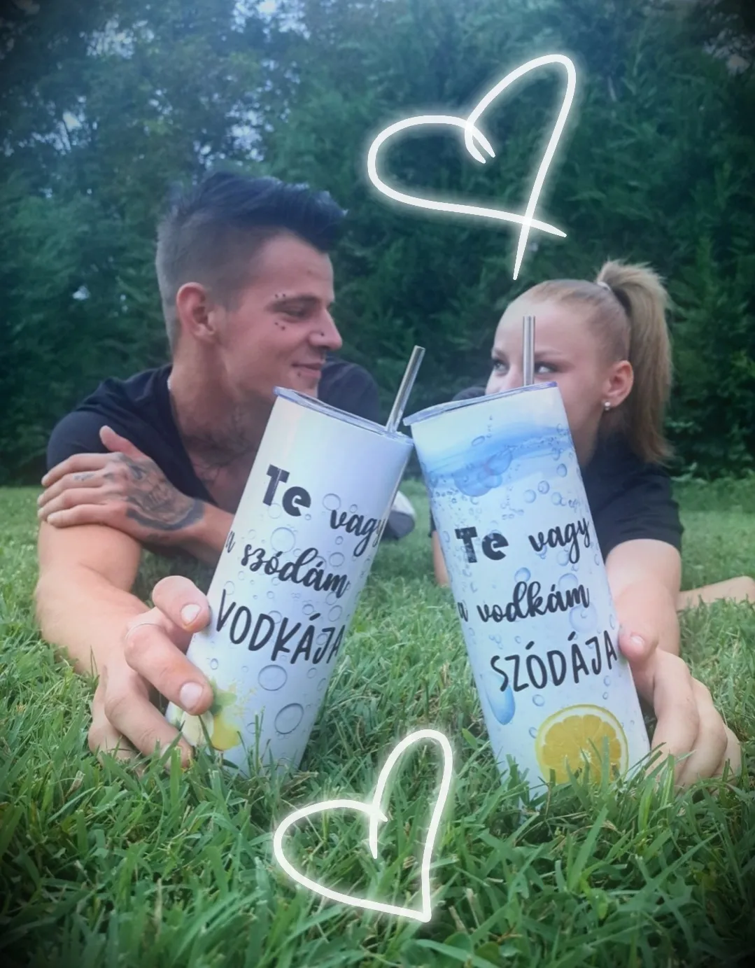 Tumbler szett - szerelmes (csak párban)