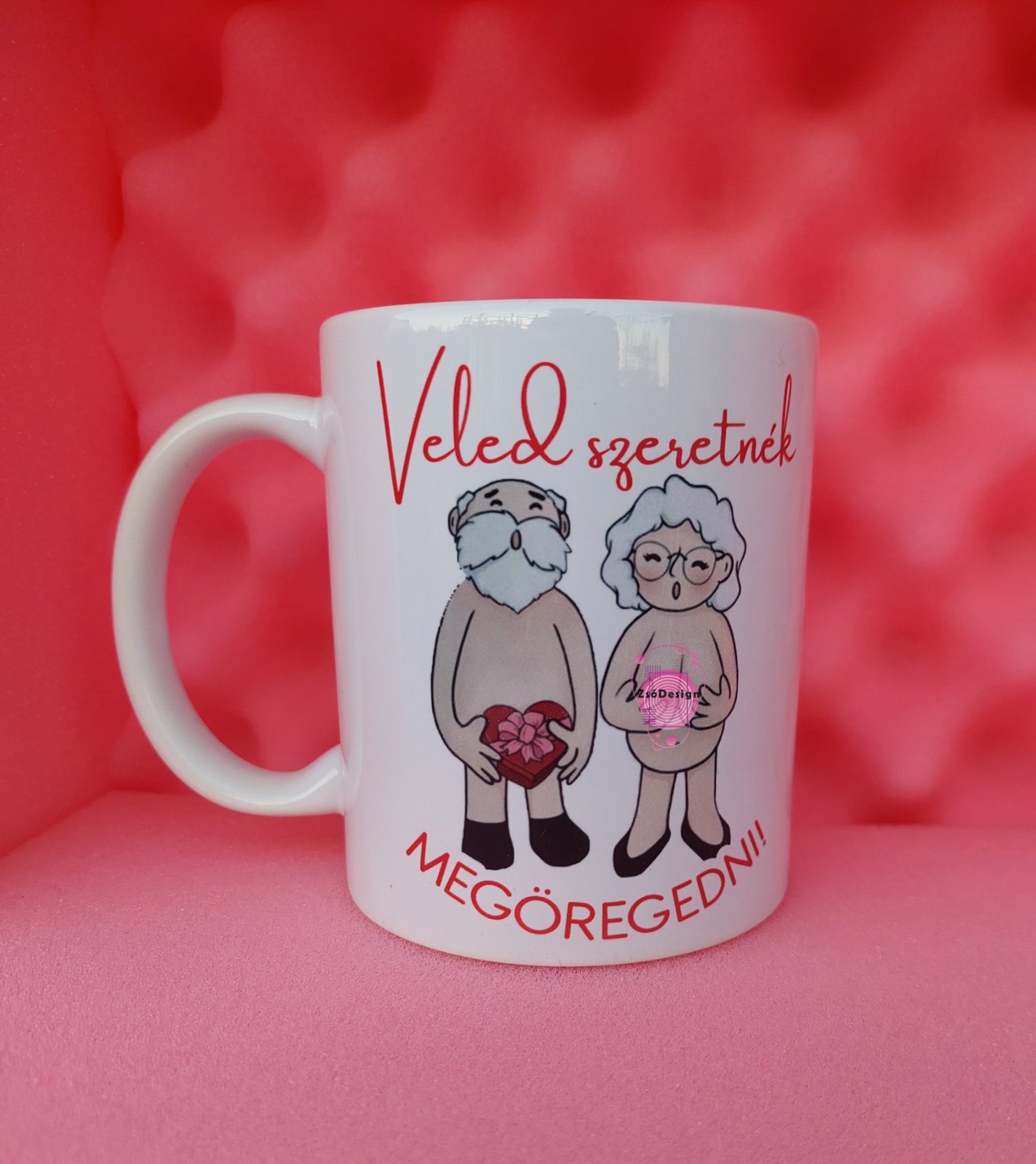 Szerelmes bögre - veled szeretnék megöregedni