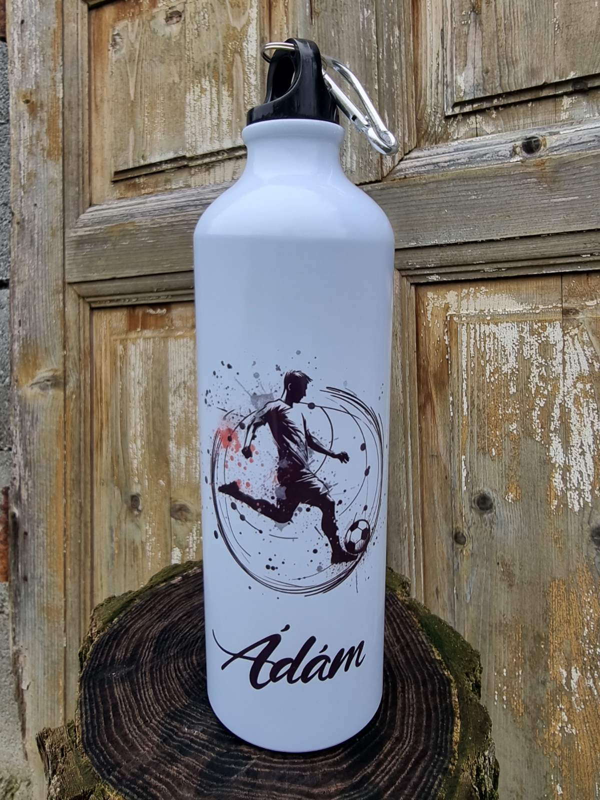 Focis kulacs (tekerős kupakkal)